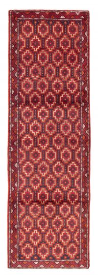 Afghan Royal Baluch 3'5" x 10'6" Hand-knotted Wool Rug 