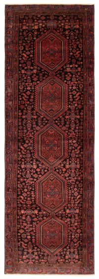 Persian Style 4'7" x 13'7" Hand-knotted Wool Rug 