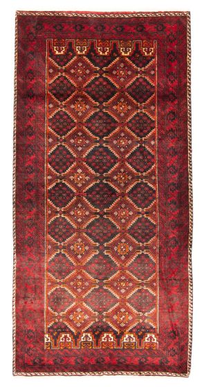 Afghan Royal Baluch 3'4" x 6'8" Hand-knotted Wool Rug 