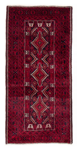 Afghan Royal Baluch 3'4" x 6'5" Hand-knotted Wool Rug 