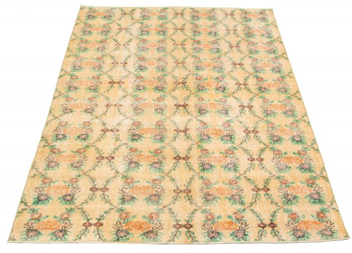 Tapis melis vintage 5'8" x 9'1" en laine