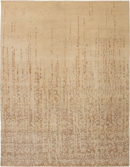 Indian Elysee Finest Ushak 7'11" x 10'2" Hand-knotted Wool Rug 