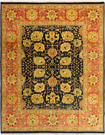 Afghan Chobi Finest 8'0" x 10'1" Hand-knotted Wool Rug 