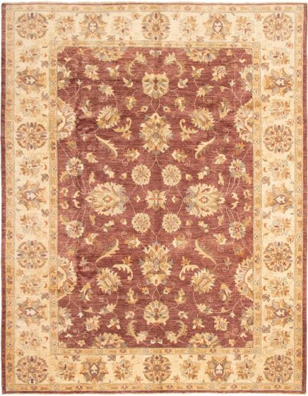 Pakistani Peshawar Oushak 9'1" x 11'6" Hand-knotted Wool Rug 