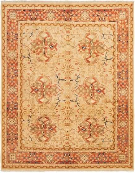 Pakistani Pako Persian 18 Of 20 7'10" x 10'1" Hand-knotted Wool Rug 