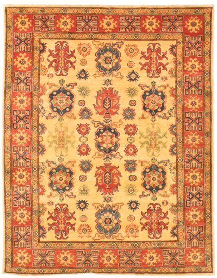 Afghan Finest Ghazni 5'0" x 6'7" Hand-knotted Wool Rug 