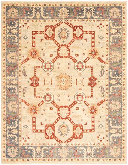 Pakistani Pako Persian 18 Of 20 8'11" x 11'5" Hand-knotted Wool Rug 