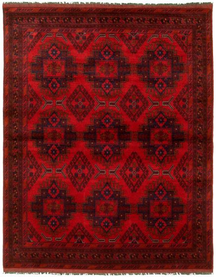 Afghan Finest Khal Mohammadi 5'1" x 6'6" Hand-knotted Wool Rug 