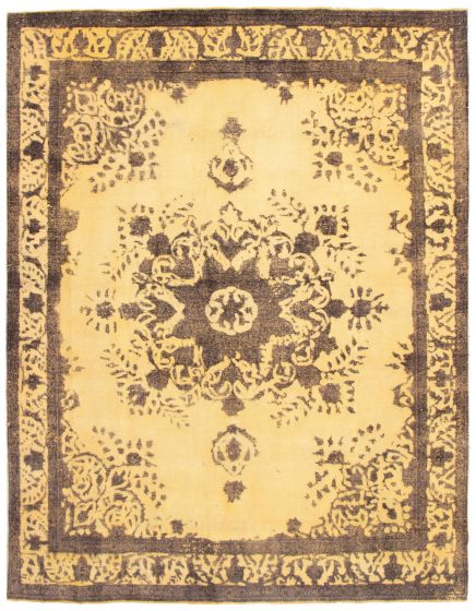 Tapis surteint coloré 9'8" x 12'6" en laine