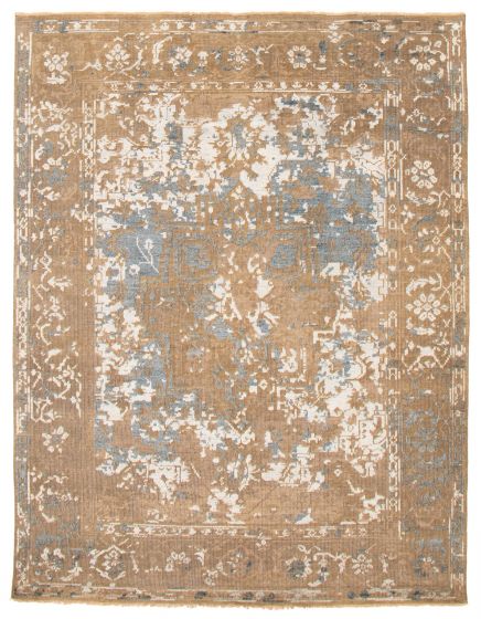 Indian Jules Serapi 7'7" x 9'10" Hand-knotted Wool Rug 