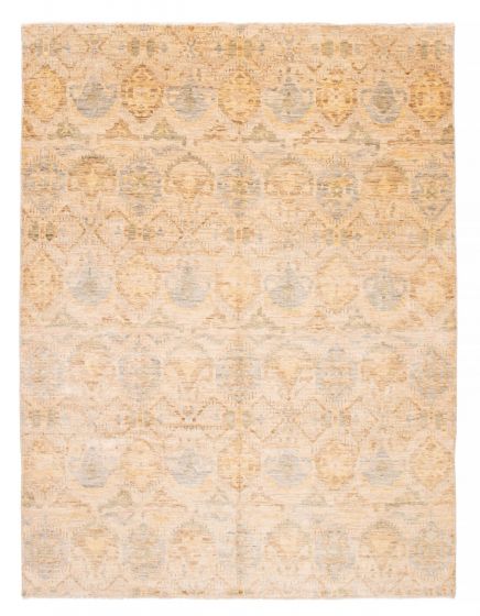 Indian Mystique 9'2" x 11'9" Hand-knotted Wool Rug 