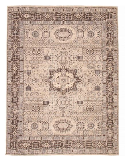 Pakistani 18 Of 20 Pak Finest Mamluk 8'10" x 11'7" Hand-knotted Wool Rug 