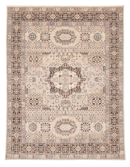 Pakistani 18 Of 20 Pak Finest Mamluk 7'10" x 10'0" Hand-knotted Wool Rug 