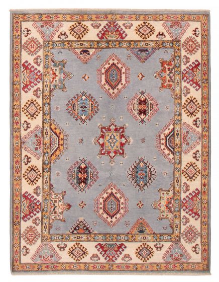 Afghan Uzbek Ghazni 4'11" x 6'5" Hand-knotted Wool Rug 