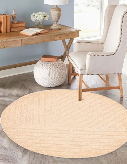 Indian Ananda 4'0" x 4'0" Hand Loomed Wool Rug 