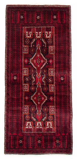 Afghan Royal Baluch 2'10" x 6'1" Hand-knotted Wool Rug 
