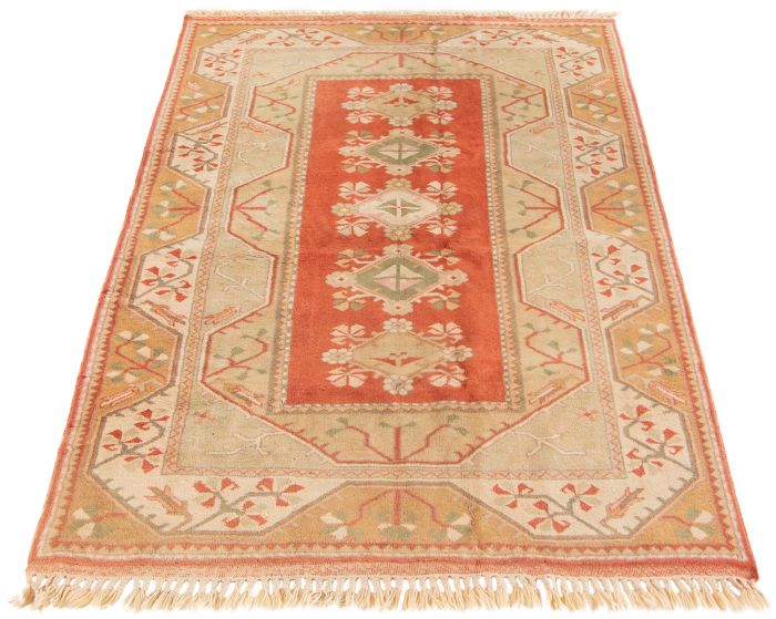 Tapis melis vintage 5'3" x 7'10" en laine
