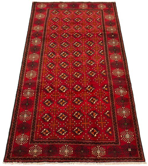 Persian Style 5'2" x 9'9" Hand-knotted Wool Rug 