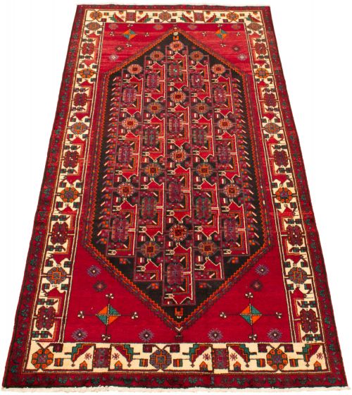 Persian Style 5'3" x 10'0" Hand-knotted Wool Rug 