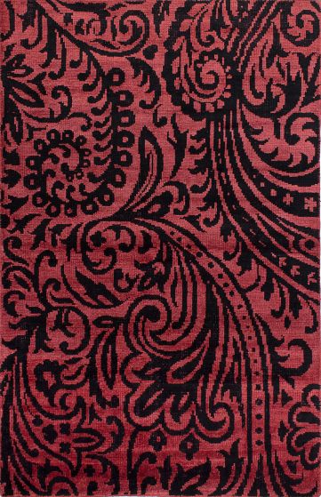 Indian Jules Oushak 5'0" x 7'9" Hand-knotted Silk Rug 