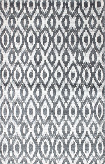 Indian Jules Oushak 5'0" x 7'9" Hand-knotted Silk Rug 