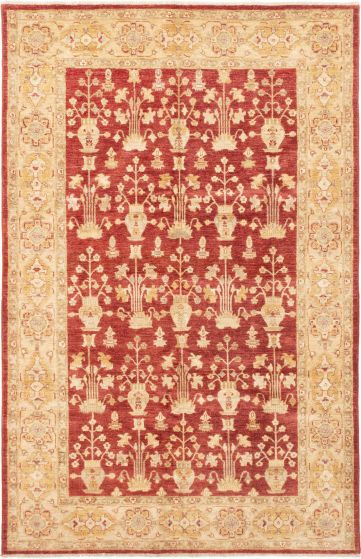 Pakistani Pako Persian 18 Of 20 6'6" x 9'10" Hand-knotted Wool Rug 