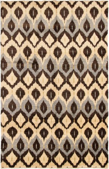 Afghan Finest Ziegler Chobi 6'5" x 10'0" Hand-knotted Wool Rug 
