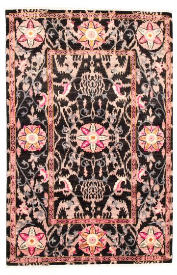 Pakistani Lahore Finest Collection 9'1" x 12'4" Hand-knotted Wool Rug 