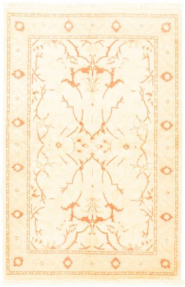 Afghan Chobi Finest 4'3" x 6'3" Hand-knotted Wool Rug 