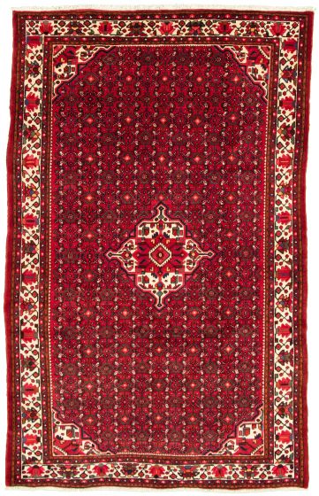Indian Royal Mahal 6'8" x 9'11" Hand-knotted Wool Rug 