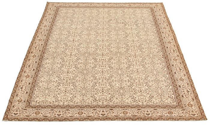 Turkish Kayseri Vintage 6'6" x 9'4" Hand-knotted Wool Rug 