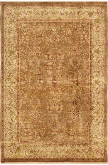 Indian Jamshidpour 5'8" x 8'7" Hand-knotted Wool Rug 