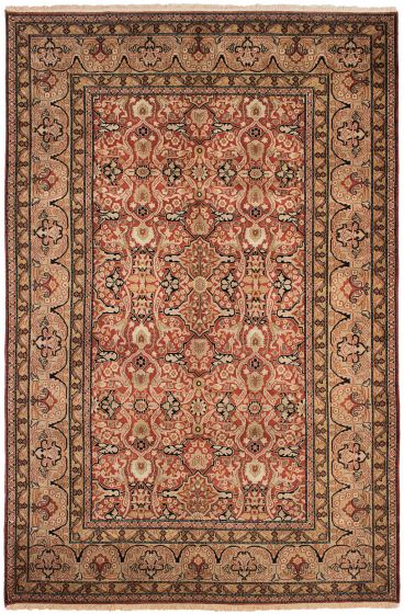 Indian Royal Sarough 5'10" x 9'0" Hand-knotted Wool Rug 