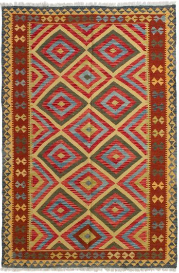 Kilim sivas 5'5" x 8'2" en laine