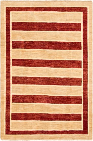 Afghan Finest Ziegler Chobi 6'0" x 9'0" Hand-knotted Wool Rug 