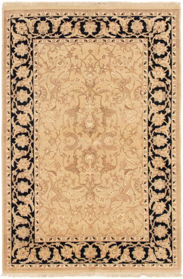 Pakistani Peshawar Oushak 5'1" x 7'6" Hand-knotted Wool Rug 
