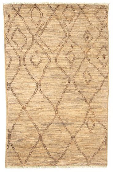 Pakistani Marrakech 3'10" x 5'10" Hand-knotted Wool Rug 