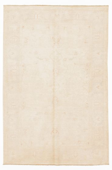 Pakistani Peshawar Ziegler 5'0" x 7'7" Hand-knotted Wool Rug 
