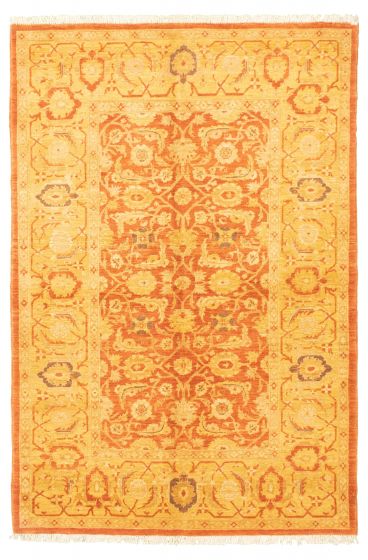 Afghan Chobi Finest 6'2" x 9'2" Hand-knotted Wool Rug 