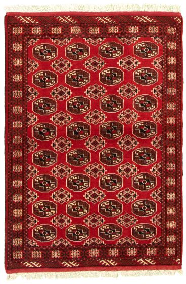 Tapis turkman 4'5" x 6'3" en laine