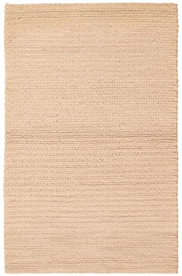 Indian Sienna 3'11" x 6'2" Braided Weave Wool Rug 