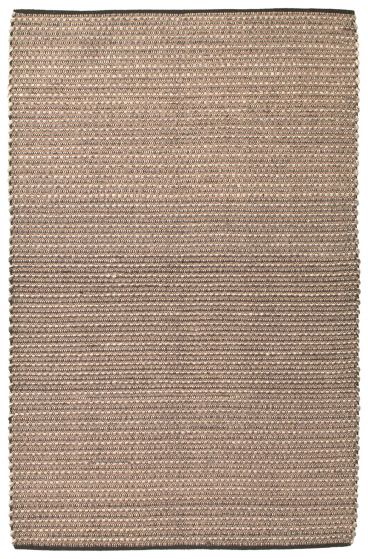 Indian Sienna 5'1" x 7'10" Braided Weave Wool Rug 