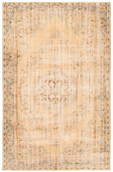 Turkish Melis Vintage 5'11" x 9'0" Hand-knotted Wool Rug 