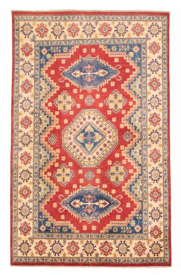 Afghan Finest Ghazni 6'6" x 9'11" Hand-knotted Wool Rug 
