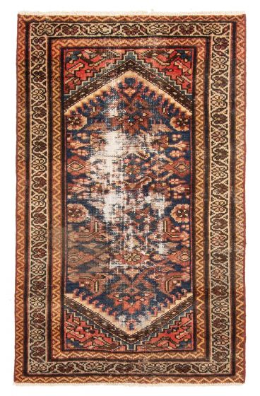 Persian Style 2'11" x 4'9" Hand-knotted Wool Rug 