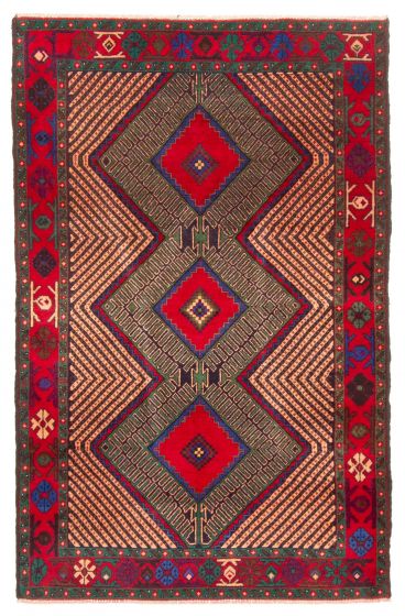Tapis teimani 3'0" x 4'8" en laine