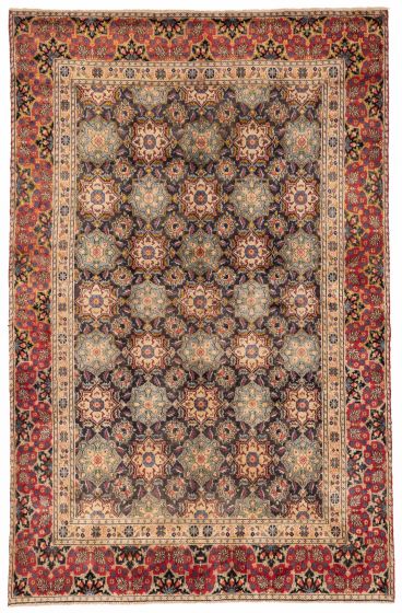 Persian Style 5'9" x 8'9" Hand-knotted Wool Rug 