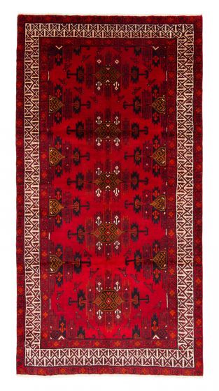 Afghan Royal Baluch 4'8" x 8'11" Hand-knotted Wool Rug 