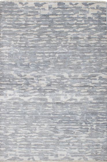 Indian Jules Oushak 5'11" x 8'11" Hand-knotted Silk Rug 