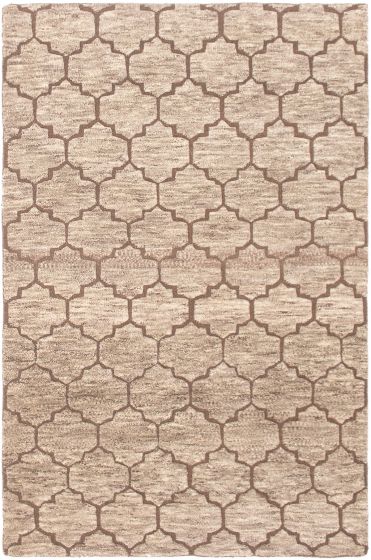 Indian Tangier 5'3" x 7'11" Hand-knotted Wool Rug 